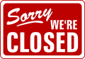 Sorry-were-closed