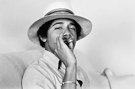 Obama smoking weed